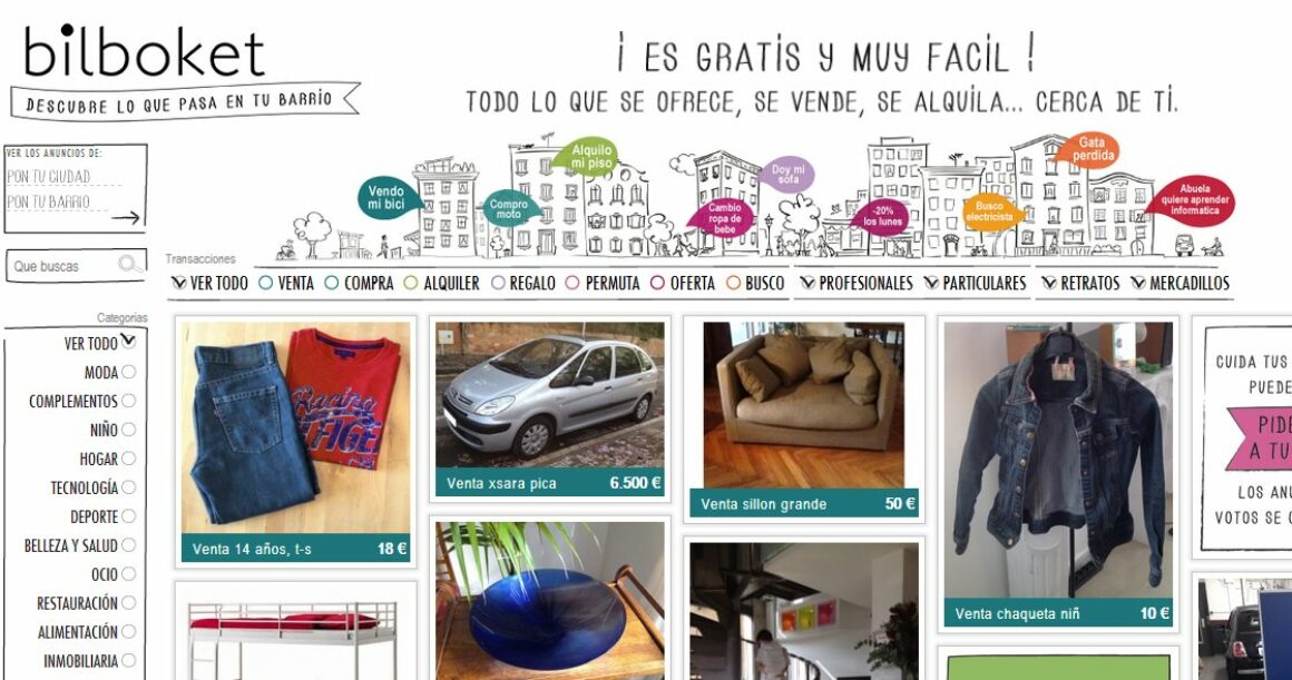 Lanzamos nuestro último desarrollo: Bilboket, la primera red social de anuncios clasificados.